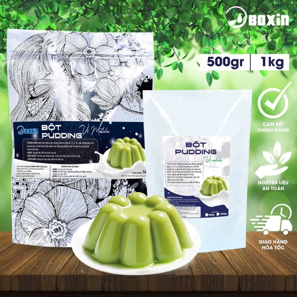 Bột pudding matcha