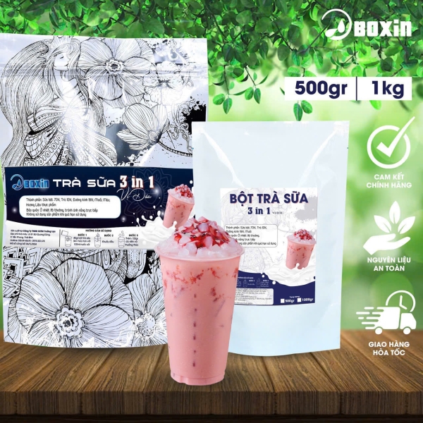 Bột trà sữa dâu