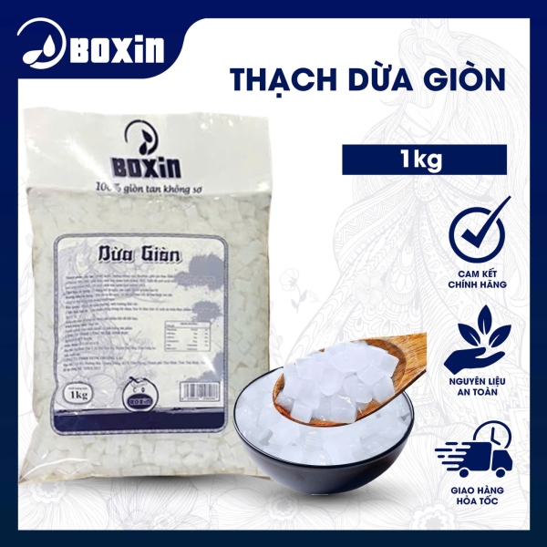 Thạch dừa giòn- thanh nga